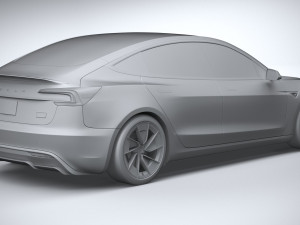 Tesla Model 3 Performance 2025 3D 模型
