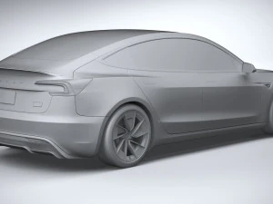 Tesla Model 3 Performance 2025 3D Model
