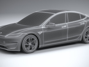 Tesla Model 3 Performance 2025 3D 模型