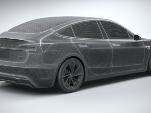 Tesla Model 3 Performance 2025 3D 模型