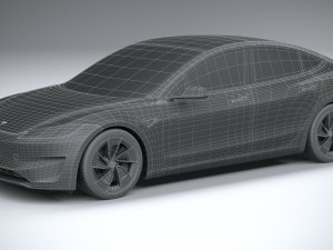Tesla Model 3 Performance 2025 3D 模型