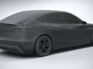 Tesla Model 3 Performance 2025 3D 模型