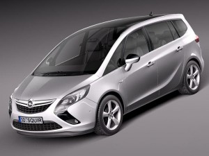 Opel Zafira Tourer 2012 3D Model