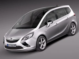 Opel Zafira Tourer 2012 Model 3D