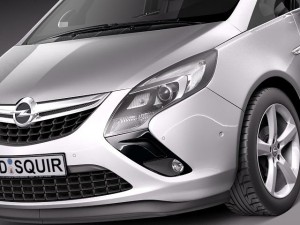 Opel Zafira Tourer 2012 3D 모델