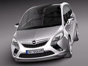 Opel Zafira Tourer 2012 3D Model