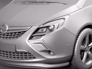 Opel Zafira Tourer 2012 3D Model