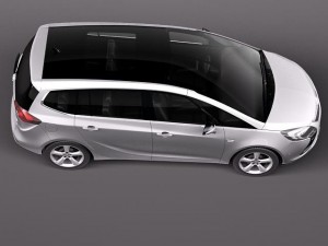 Opel Zafira Tourer 2012 3D 모델