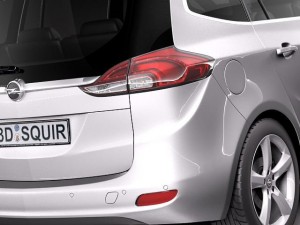 Opel Zafira Tourer 2012 3D 모델