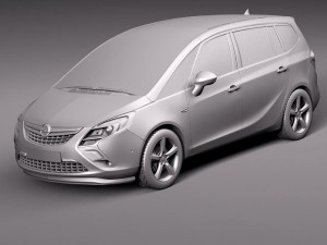 Opel Zafira Tourer 2012 3D 모델