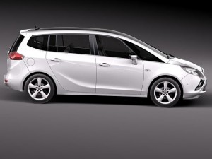 Opel Zafira Tourer 2012 3D 모델