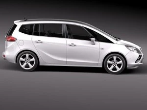 Opel Zafira Tourer 2012 3D Model