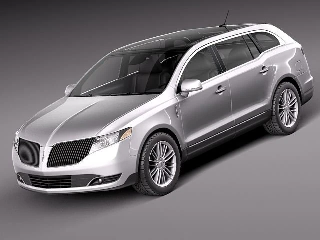 Lincoln MKT 2012 3D Model .c4d .max .obj .3ds .fbx .stl .blend 