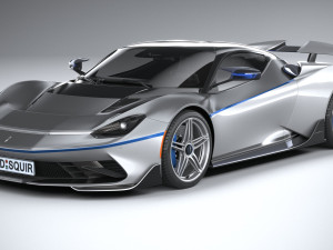 Pininfarina Battista Reversario 2024 3D Model