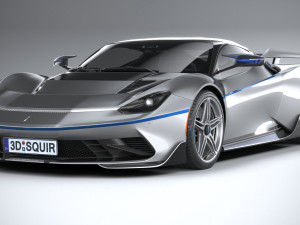 Pininfarina Battista Reversario 2024 3D Model