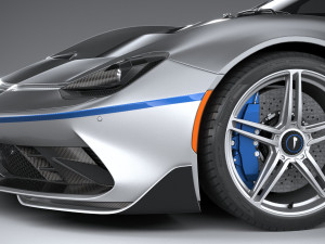 Pininfarina Battista Reversario 2024 3D Model