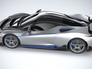Pininfarina Battista Reversario 2024 3D Model