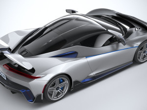 Pininfarina Battista Reversario 2024 3D Model