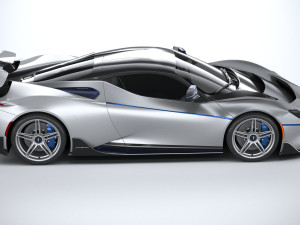 Pininfarina Battista Reversario 2024 3D Model