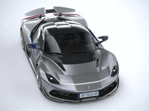 Pininfarina Battista Reversario 2024 3D Model