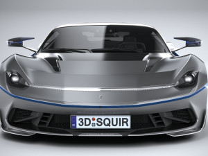 Pininfarina Battista Reversario 2024 3D Model