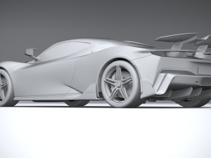 Pininfarina Battista Reversario 2024 3D Model