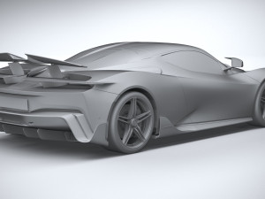 Pininfarina Battista Reversario 2024 3D Model