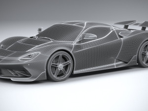 Pininfarina Battista Reversario 2024 3D Model