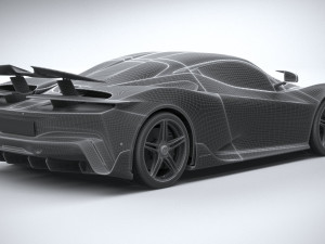 Pininfarina Battista Reversario 2024 3D Model