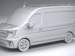Renault Master 2025 Model 3D