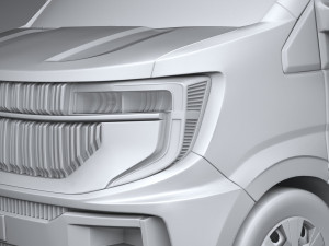 Renault Master 2025 Model 3D