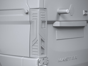 Renault Master 2025 Model 3D