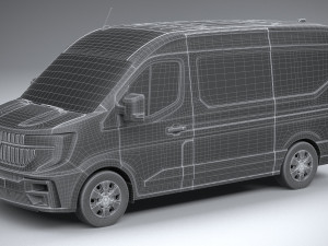Renault Master 2025 Model 3D