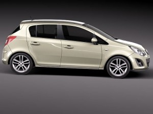 Opel Corsa 5-door 2012 3D Model