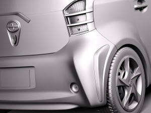 Scion IQ 2012 Model 3D