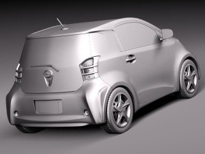 Scion IQ 2012 Model 3D