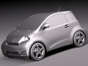 Scion IQ 2012 Model 3D