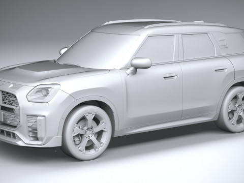 Mini Countryman JCW 2025 3D Model