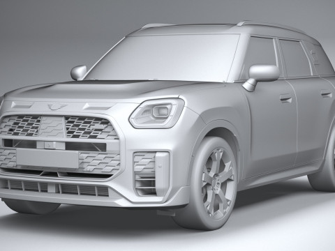 Mini Countryman JCW 2025 3D Model