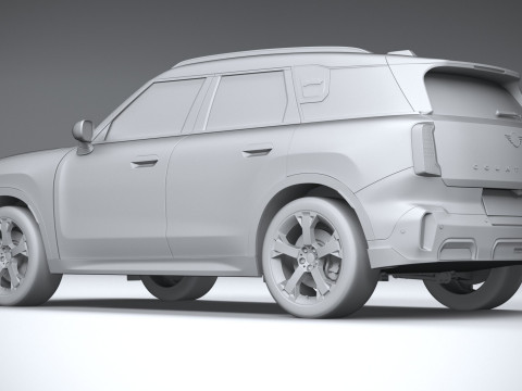 Mini Countryman JCW 2025 3D Model