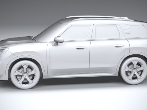 Mini Countryman JCW 2025 3D Model