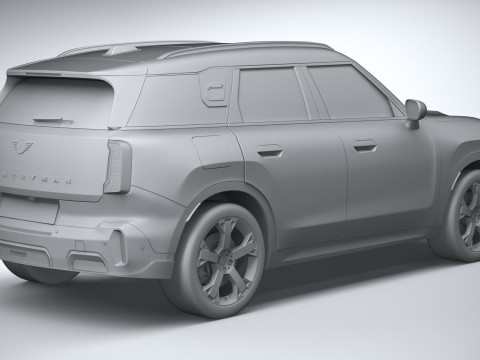 Mini Countryman JCW 2025 3D Model