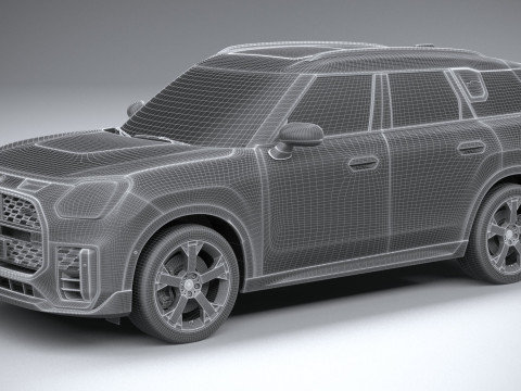 Mini Countryman JCW 2025 3D Model