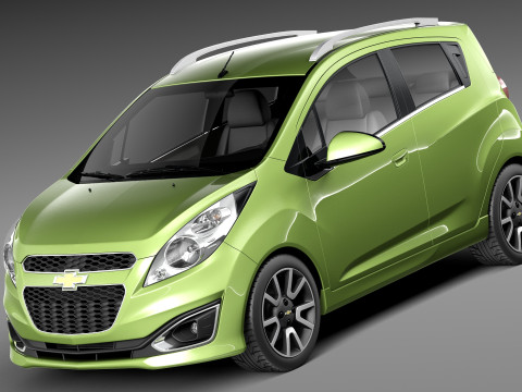 Chevrolet Spark 2012 Modelo 3D