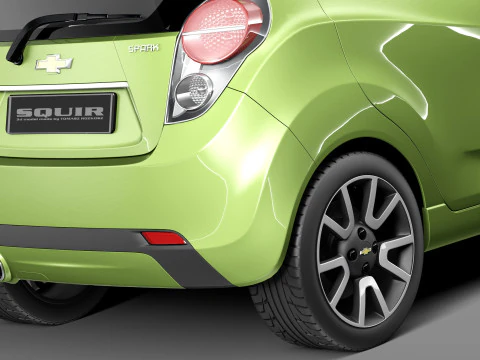 Chevrolet Spark 2012 3D Model