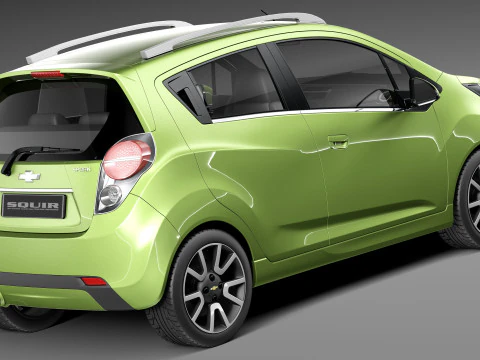 Chevrolet Spark 2012 3D Model