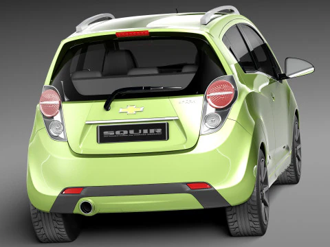 Chevrolet Spark 2012 3D Model