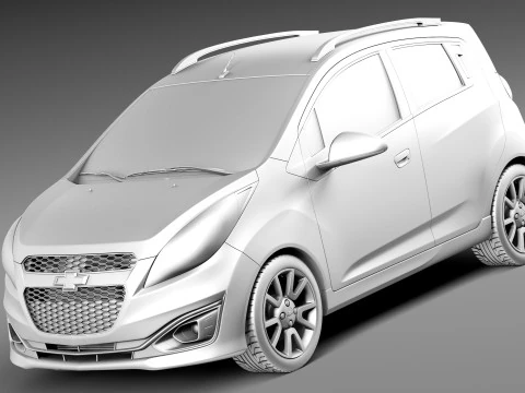 Chevrolet Spark 2012 3D Model