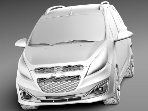 Chevrolet Spark 2012 3D Model