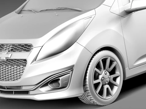 Chevrolet Spark 2012 3D Model